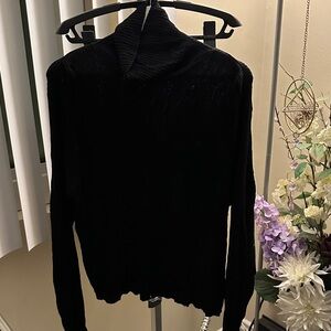 Elegant Black Turtleneck Sweater
